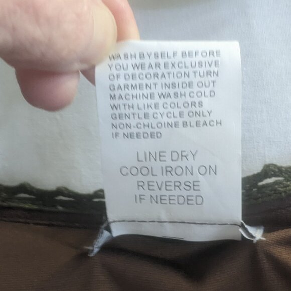 Lady Noix 1XL Brown Layered Tunic - Picture 4 of 15